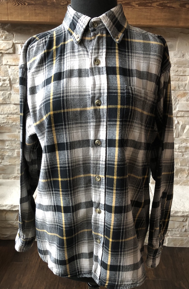 Taylor Swift Yellow Plaid Concert Flannel